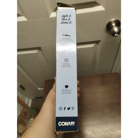 NEW Conair Instant Heat 1 Inch Curling Iron 30 Second Heat 25 Settings CD87GNR - Picture 3 of 7